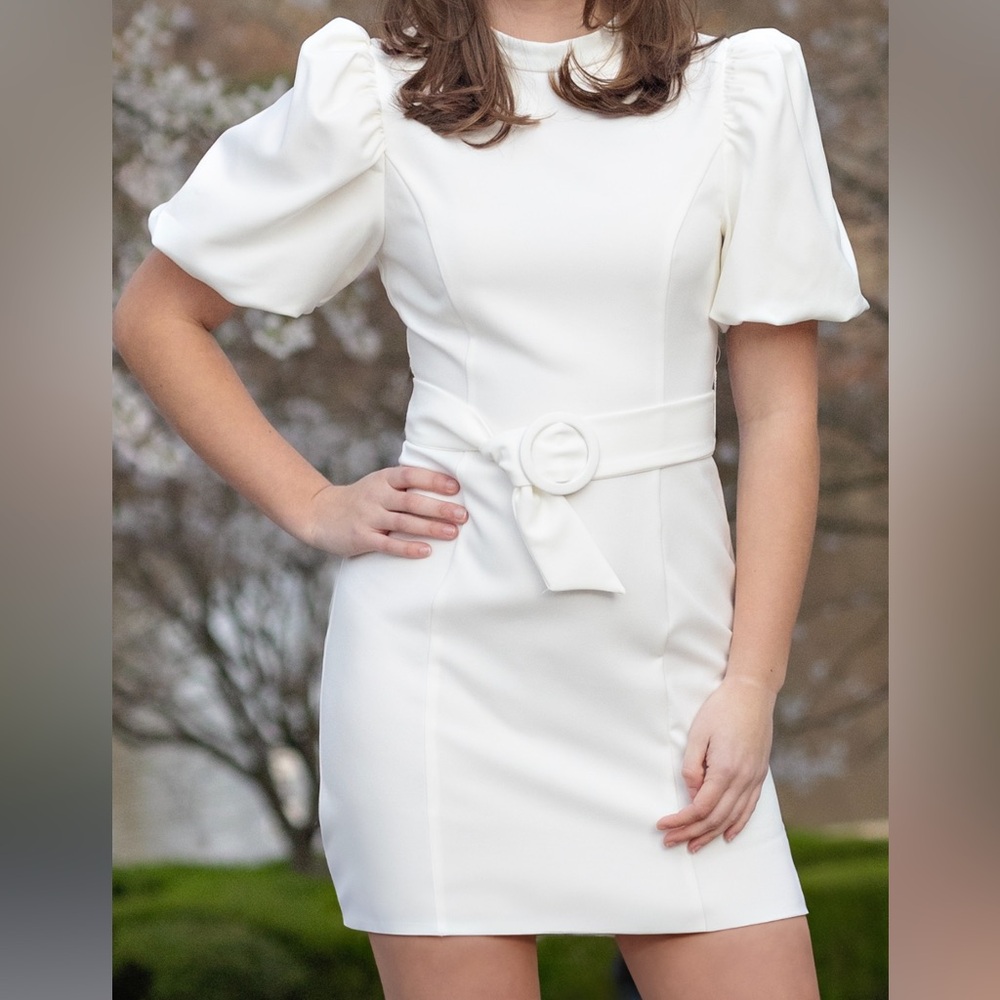 Sugarlips White Mini Dress